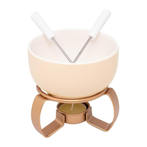 APARELHO DE FONDUE 5 PECAS ASPEN BEGE 350ML