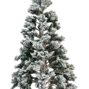 Árvore de Natal Nevada com Suporte Metálico