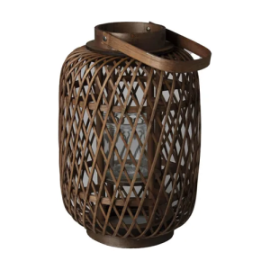 LANTERNA EM VIME DECORATIVA MOCCA