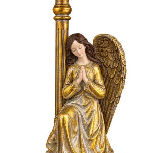 Ornate Golden Angel Candleholder