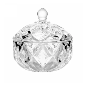 POTICHE DE CRISTAL REDONDO DELI DIAMOND 10,5CM X 1 220278